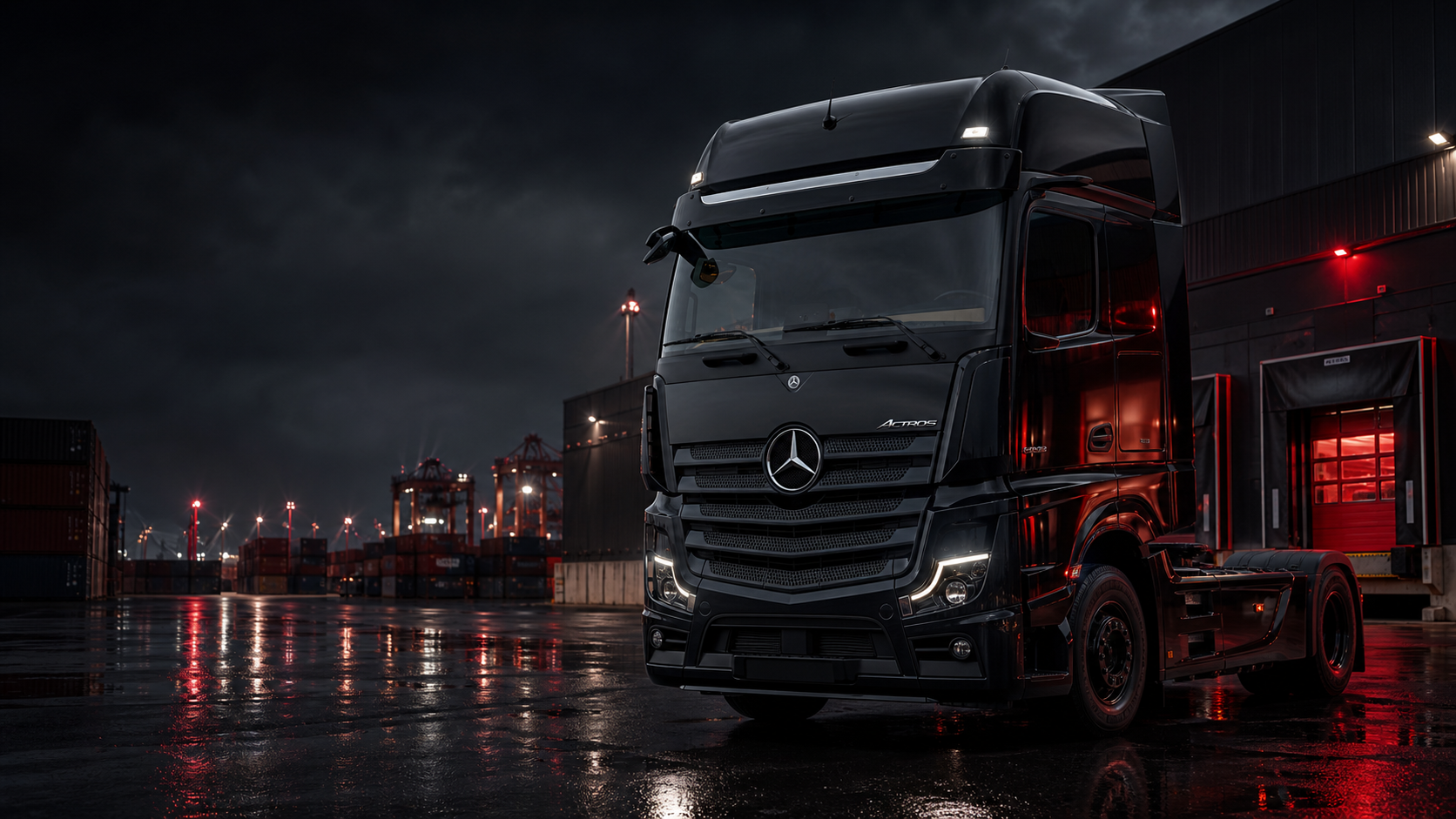 Mercedes-Benz Actros truck spare parts export visual