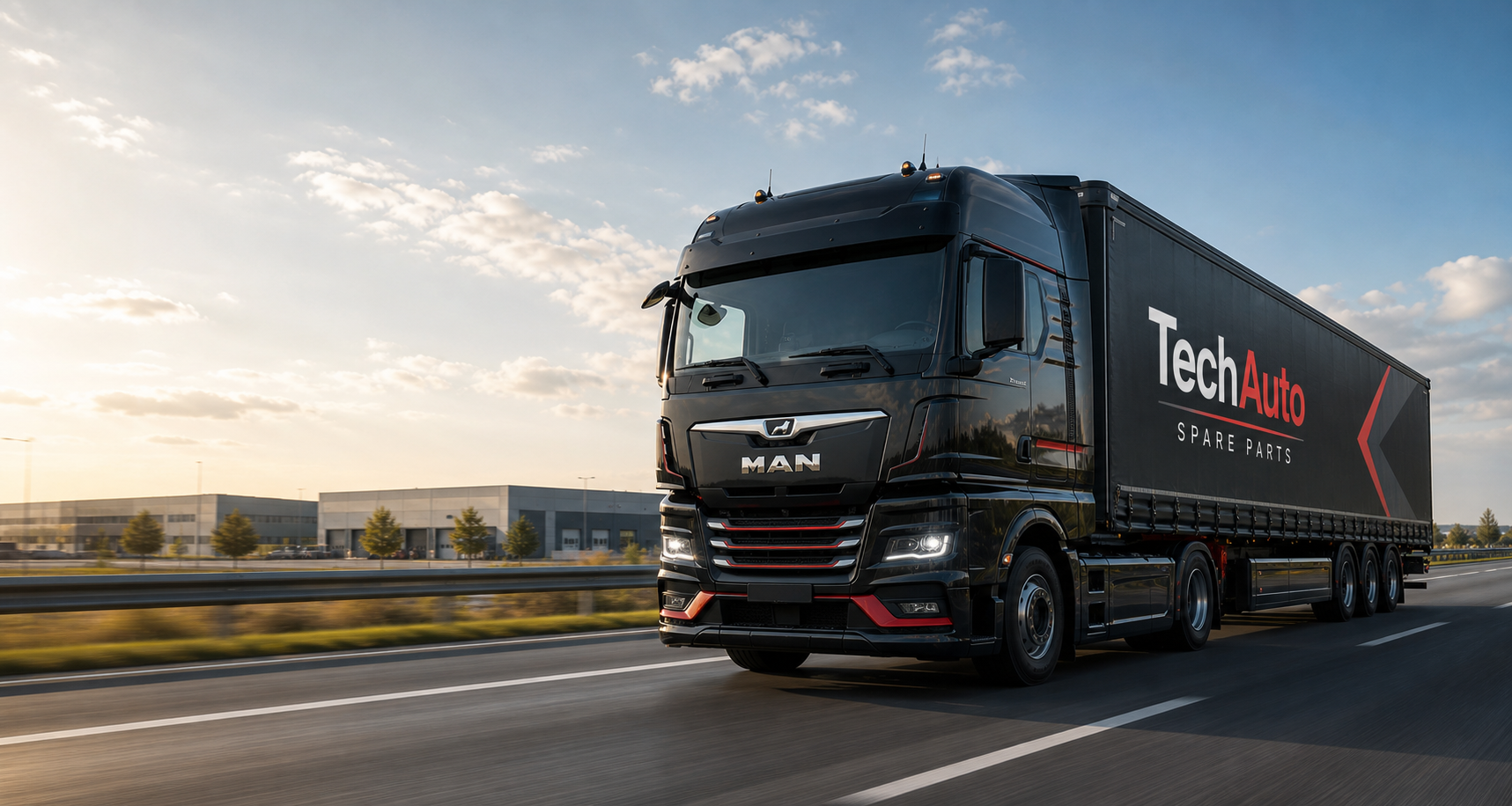 MAN TGX truck spare parts export visual